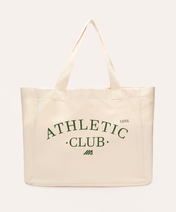 bolsa tote bag shopper athletic club off white UNICO