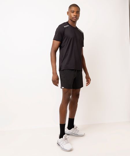 short masculino esportivo ace preto P