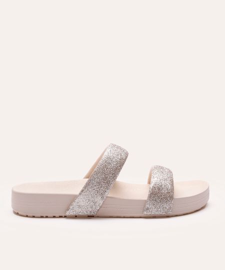 papete feminina com glitter zaxy off white 35 papete feminina com glitter zaxy off white 35