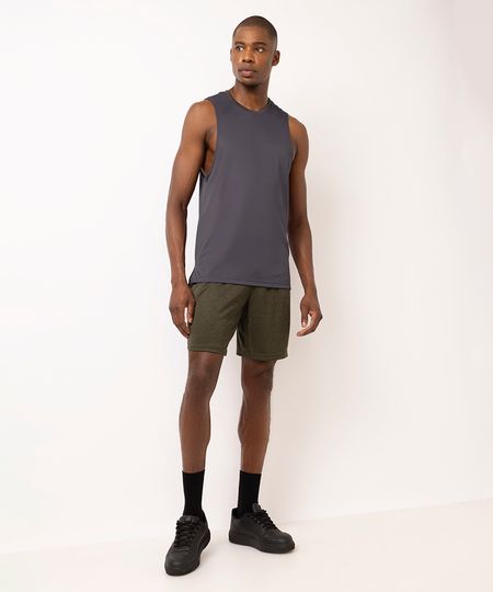 short masculino esportivo ace com bolso verde P