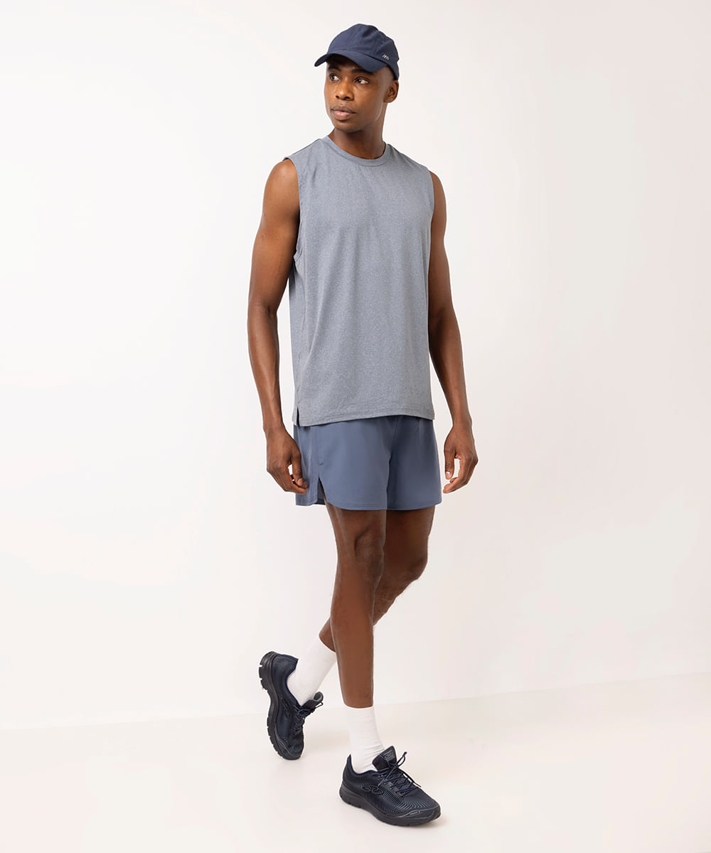 short reto masculino esportivo ace azul