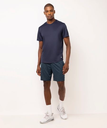 short masculino esportivo ace com bolso azul P