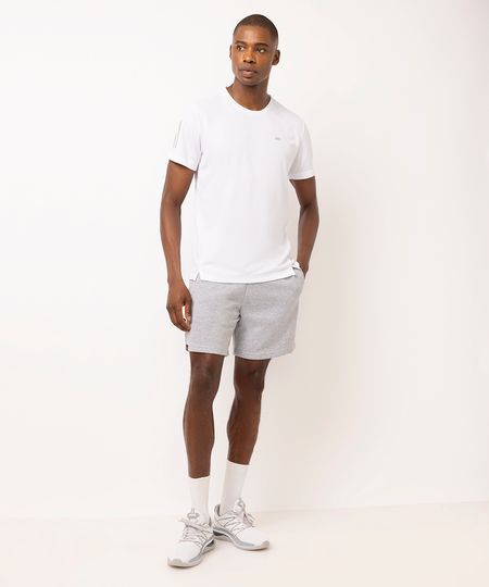 bermuda masculina esportiva ace de moletom cinza G