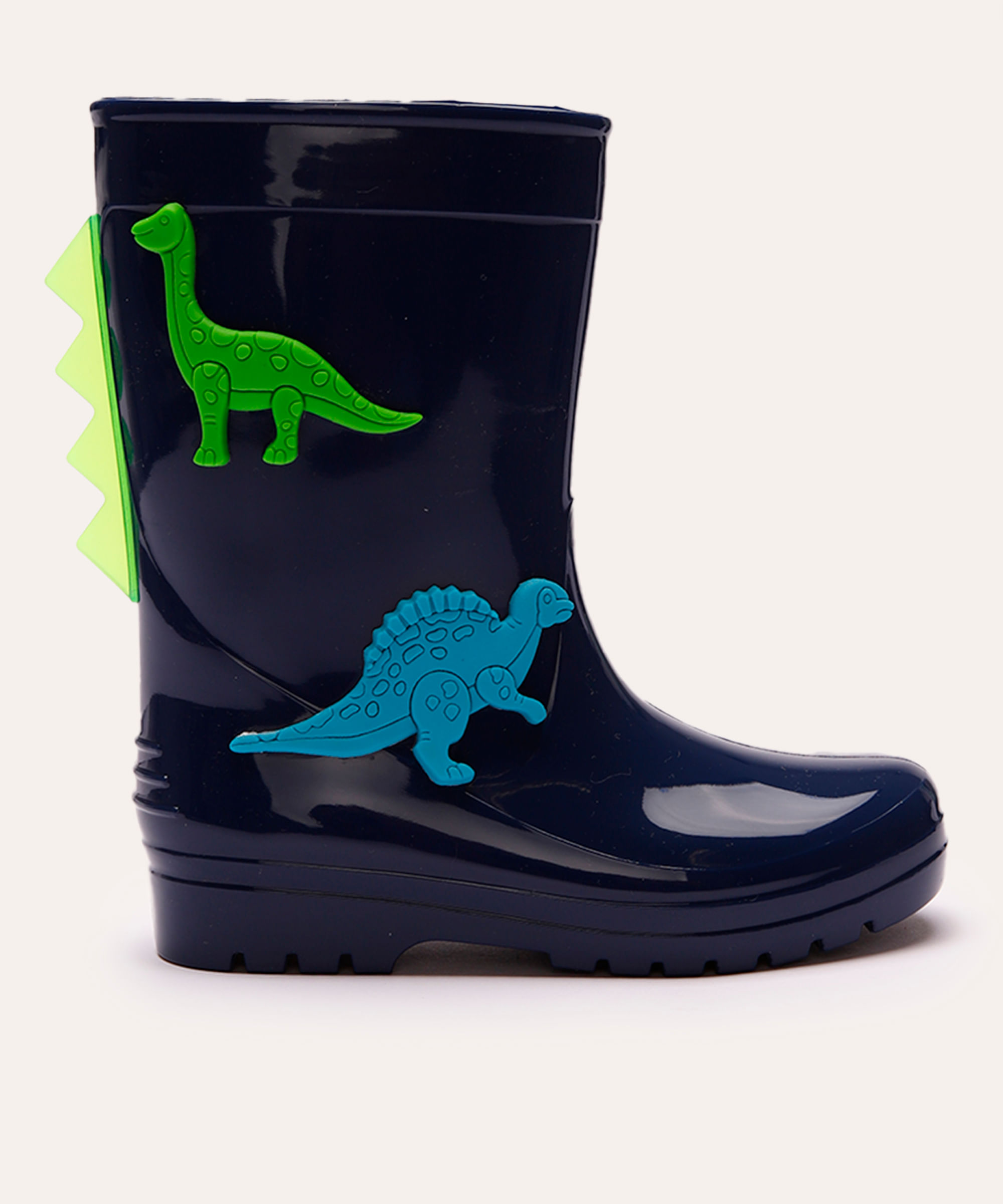 galocha infantil dinossauro azul