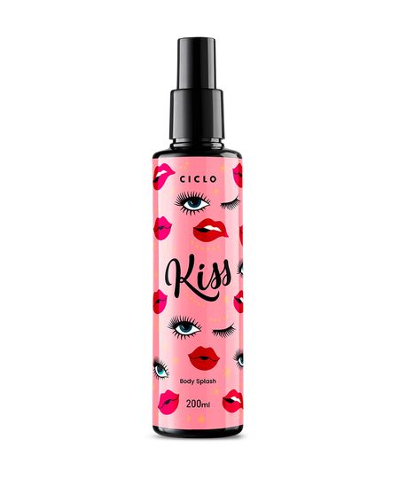Body Splash Kiss Ciclo Cosméticos 200 ml 200 ML Body Splash Kiss Ciclo Cosméticos 200 ml 200 ML