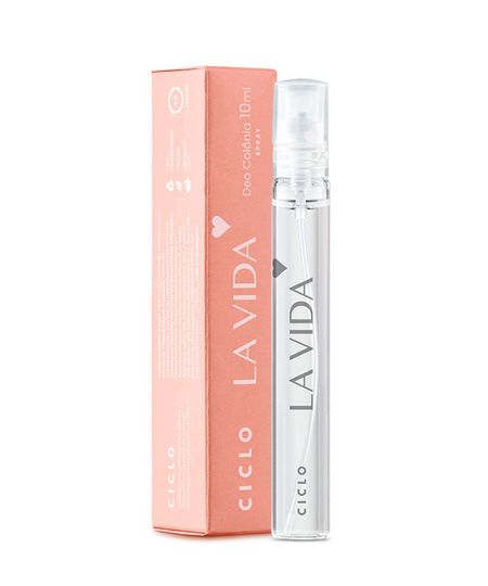 Perfume Deo Colônia La Vida Ciclo Feminino 10ml Único 10 ML Perfume Deo Colônia La Vida Ciclo Feminino 10ml Único 10 ML