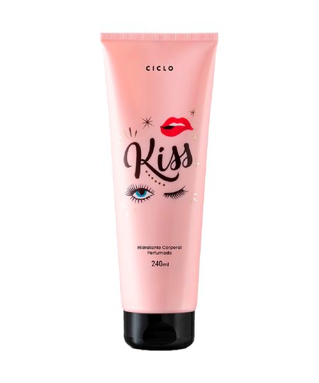 Loção Hidratante Corporal Kiss 240ml Ciclo único 240 ML Loção Hidratante Corporal Kiss 240ml Ciclo único 240 ML