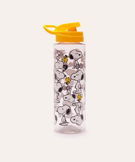 garrafa snoopy 750 ml amarela UNICO garrafa snoopy 750 ml amarela UNICO