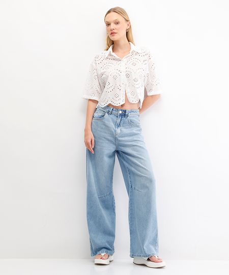 calça skater feminina jeans azul 36 calça skater feminina jeans azul 36