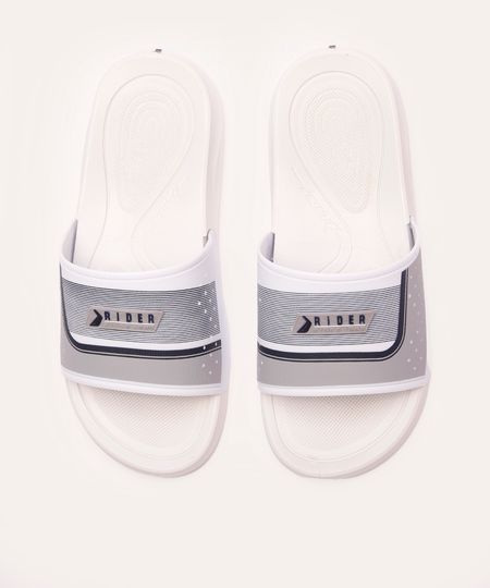 chinelo slide smash rider off white 41