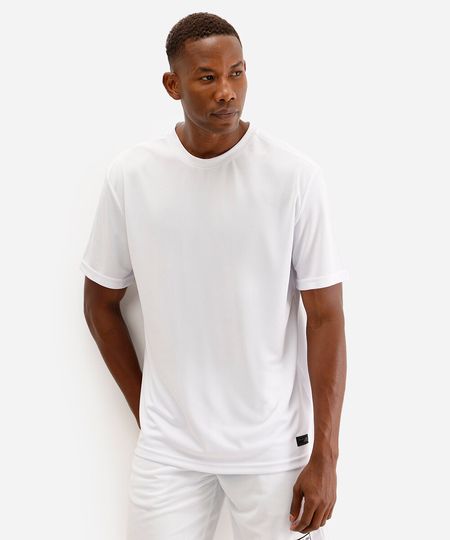 camiseta basquete masculina oversized branca P