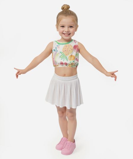 blusa de algodão infantil arco íris off white 1 blusa de algodão infantil arco íris off white 1