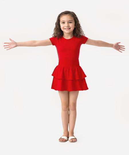 saia infantil com babados e lastex vermelho 6 saia infantil com babados e lastex vermelho 6