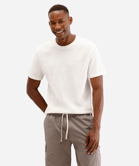 camiseta masculina de algodão surfing for life off white GG