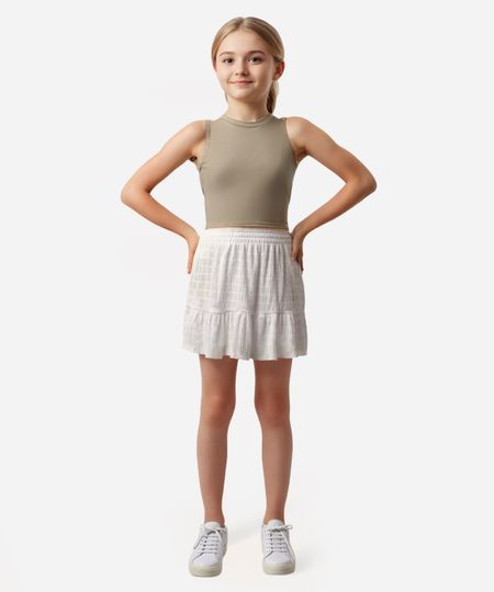 cropped de algodão juvenil alça média verde 14 cropped de algodão juvenil alça média verde 14