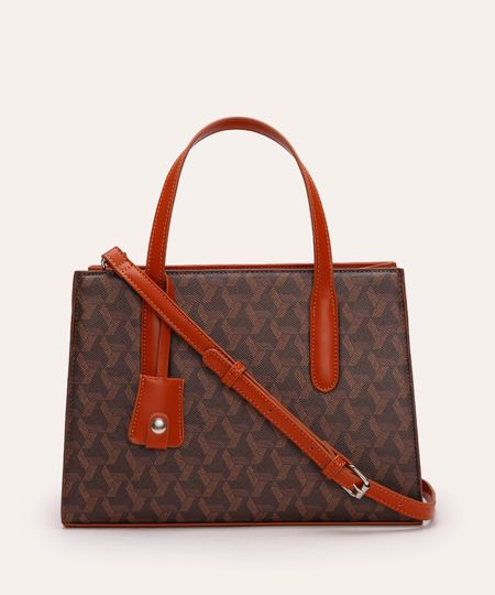 bolsa tote geométrica com alças colorido UNICO