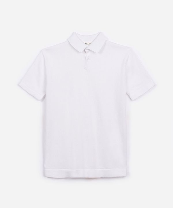 polo de tricot infantil off white 6