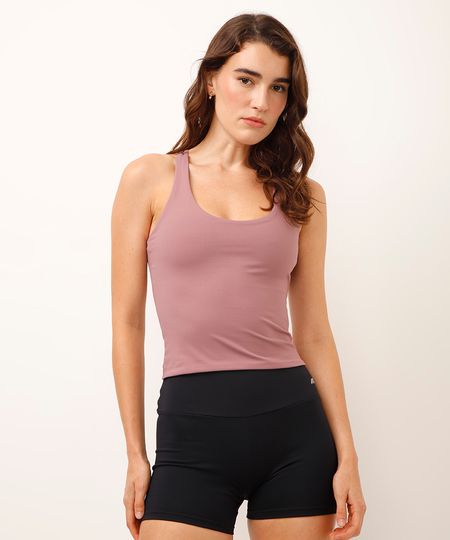 regata nadador de poliamida esportiva ace rosa P