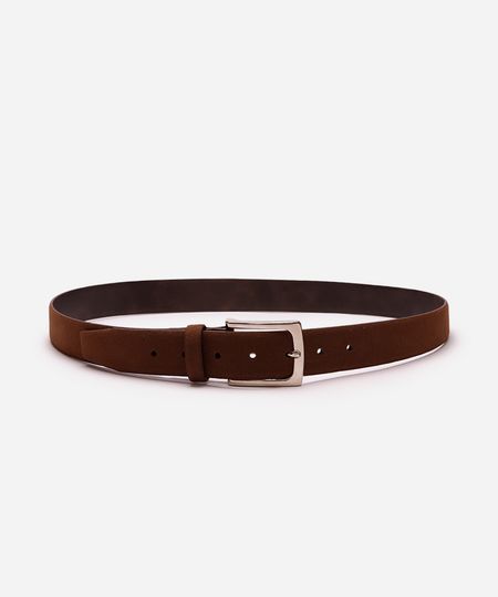 cinto masculino texturizado marrom P