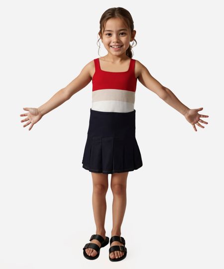 saia curta plissada de malha jeans azul 8 saia curta plissada de malha jeans azul 8