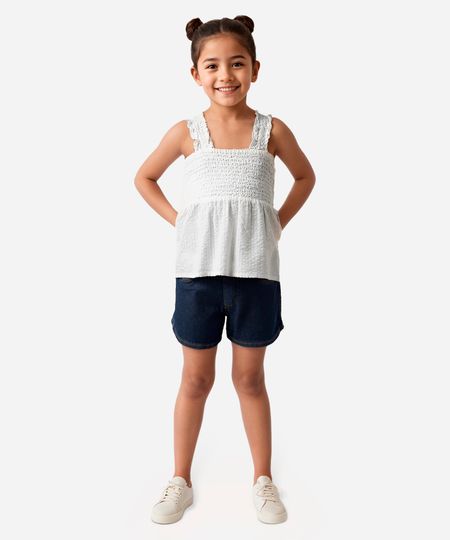 bata de algodão infantil texturizada off white 4 bata de algodão infantil texturizada off white 4