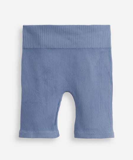 bermuda ciclista infantil canelada azul 6 bermuda ciclista infantil canelada azul 6