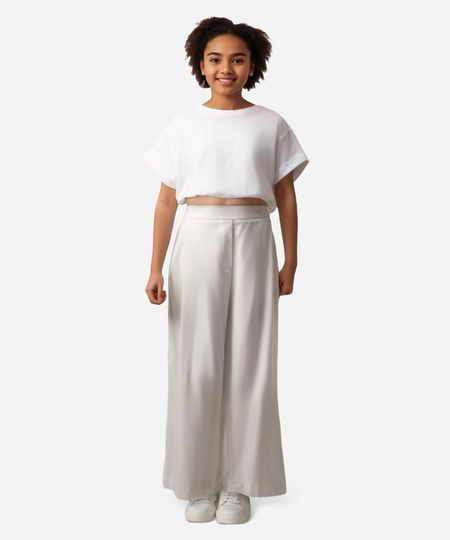 cropped de algodão juvenil balonê manga curta off white 10