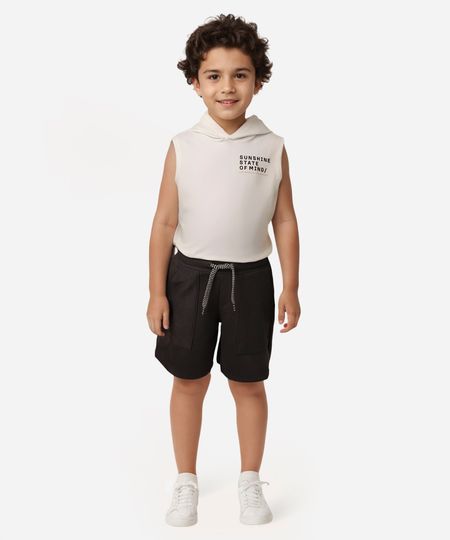 bermuda de moletom infantil com recortes cinza 8 bermuda de moletom infantil com recortes cinza 8