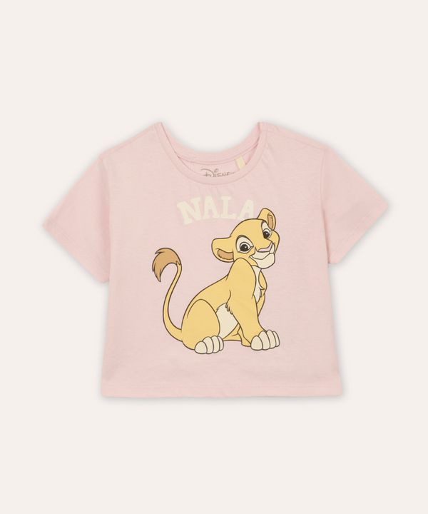 camiseta infantil de algodão nala rosa 2