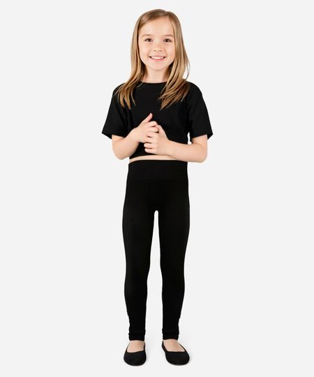 calça legging infantil de poliamida sem costura preta 4 calça legging infantil de poliamida sem costura preta 4