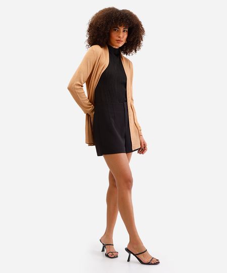 short feminino de alfaiataria com pences preto 36 short feminino de alfaiataria com pences preto 36