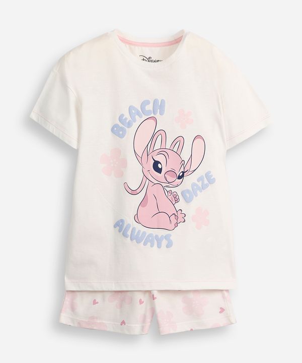pijama curto infantil angel off white 10