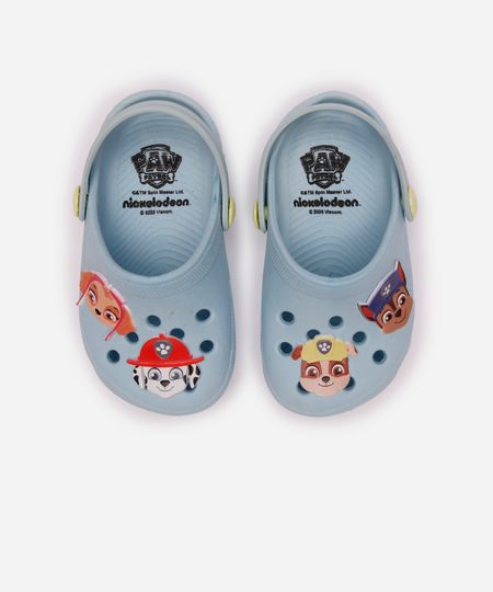 babuche infantil patrulha canina azul 20-21