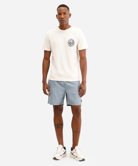bermuda jogger masculina com algodão azul M