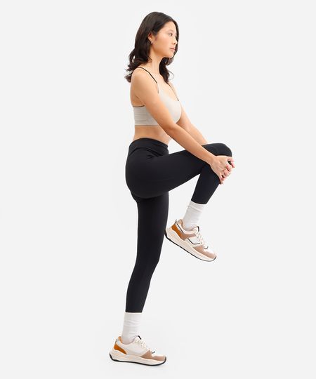 calça legging esportiva ace com bolsos preta P