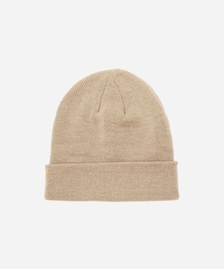 gorro masculino básico bege UNICO