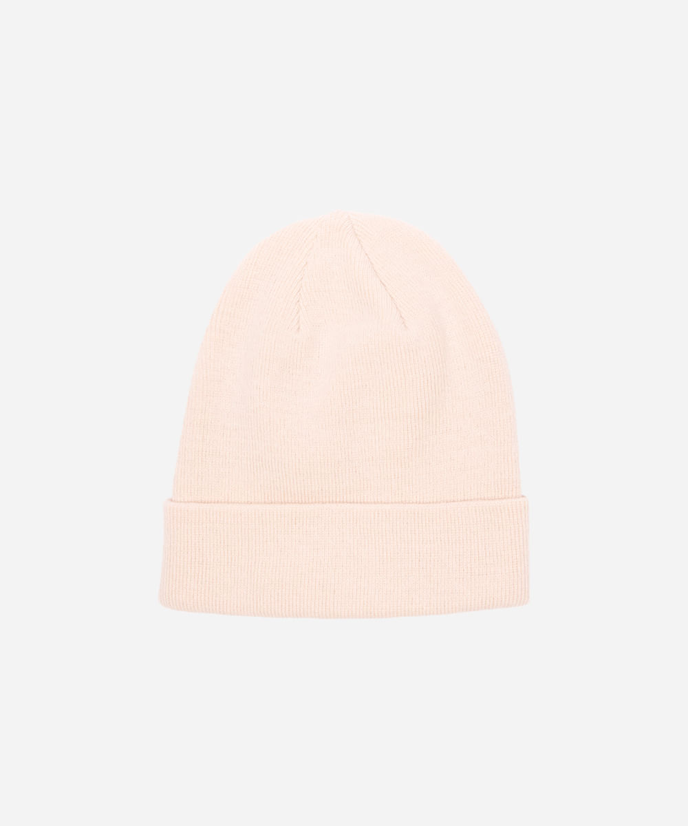 gorro masculino básico bege