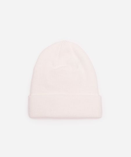 gorro masculino básico off white UNICO