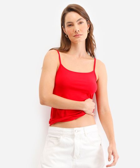 regata feminina básica vermelho escuro PP