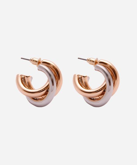 brinco mini argola dourado UNICO