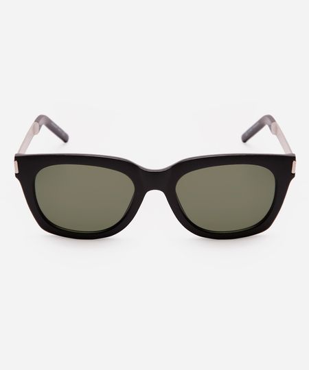 óculos de sol oval triton - preto UNICO
