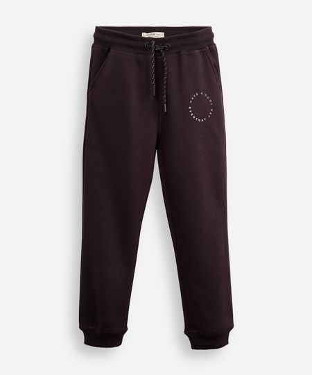 calça jogger infantil de moletom have a cool day everyday cinza 4 calça jogger infantil de moletom have a cool day everyday cinza 4