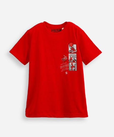 camiseta de algodão infantil homem aranha vermelha 8 camiseta de algodão infantil homem aranha vermelha 8