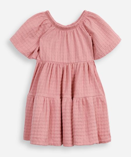 vestido marias de algodão infantil listrado rosa 1 vestido marias de algodão infantil listrado rosa 1
