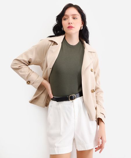 regata feminina de tricot decote redondo verde P regata feminina de tricot decote redondo verde P