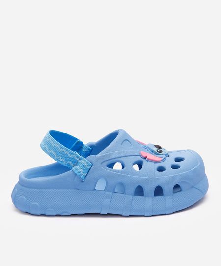 babuche infantil stitch azul 23-24