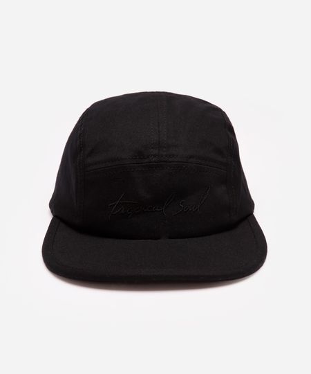 boné de sarja aba reta tropical soul preto UNICO
