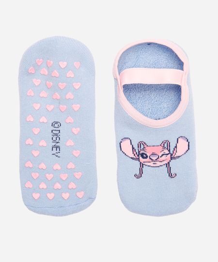 meia infantil sapatilha angel azul 26-29 meia infantil sapatilha angel azul 26-29