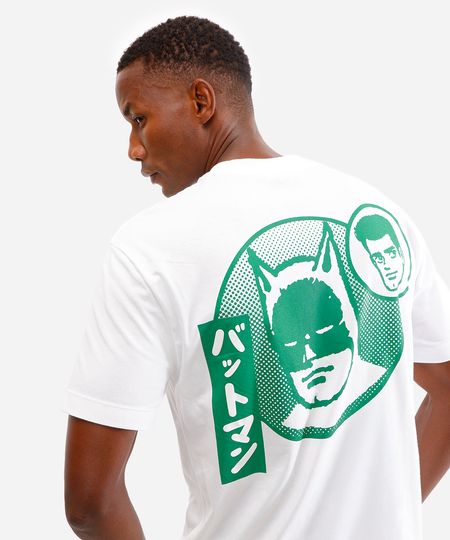 camiseta masculina de algodão batman off white M camiseta masculina de algodão batman off white M