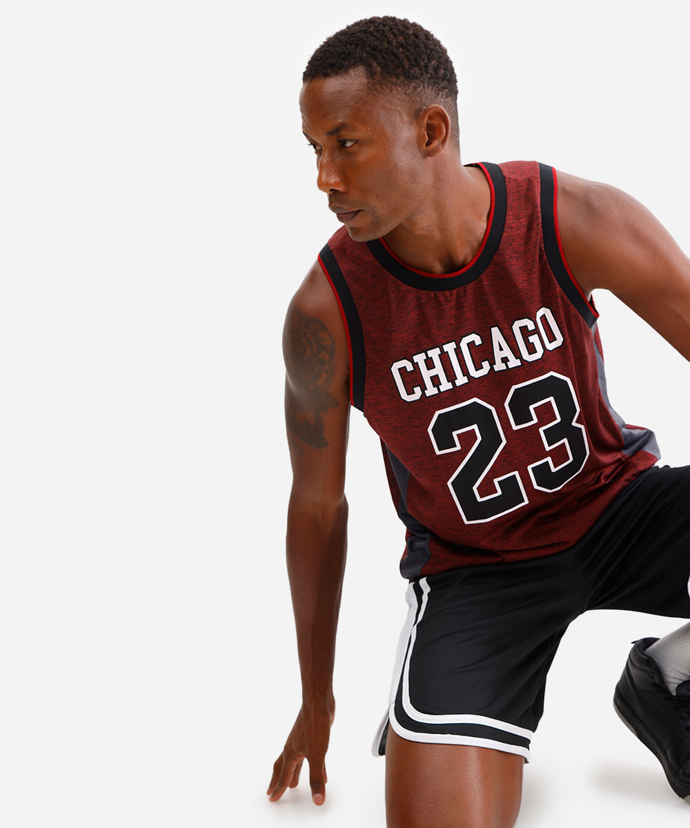 regata basquete masculina esportiva ace chicago vinho